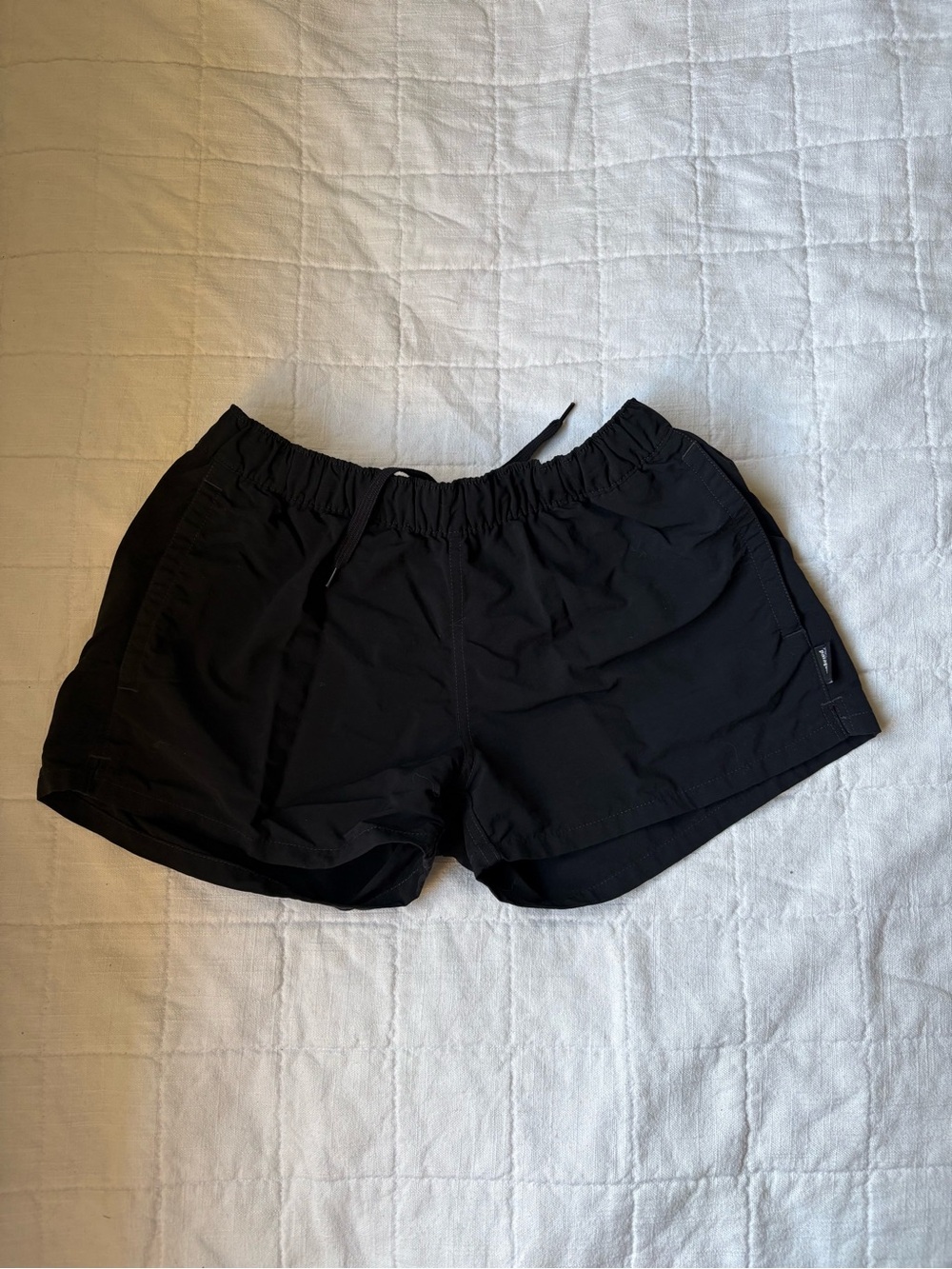 Patagonia Barely Baggie Black Outdoor Athletic Shorts Women’s SMALL